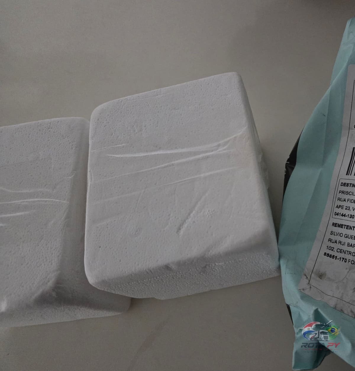 Cliente 3 recebendo pedido RotaPy