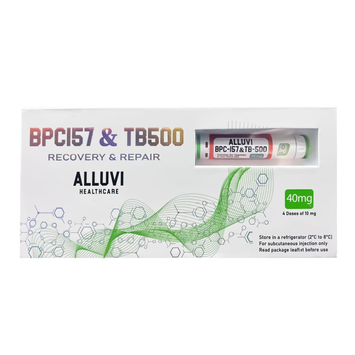 ALLUVI HEALTHCARE BPC157 & TB500 40MG – PEN – Peptídeo