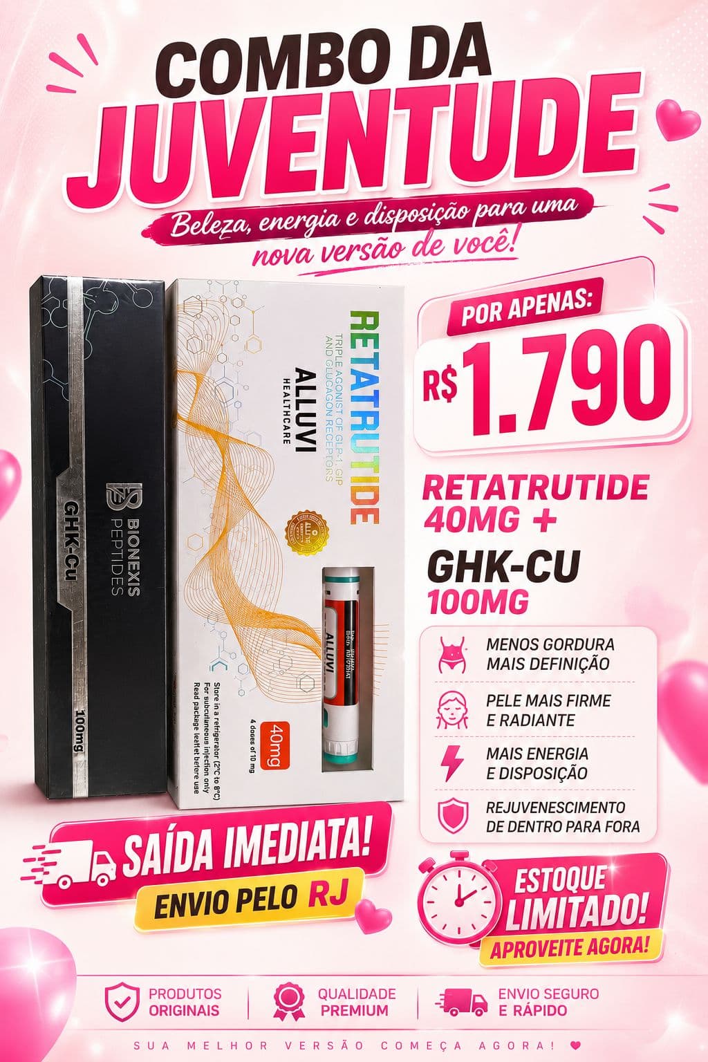 COMBO DA JUVENTUDE – Peptídeo