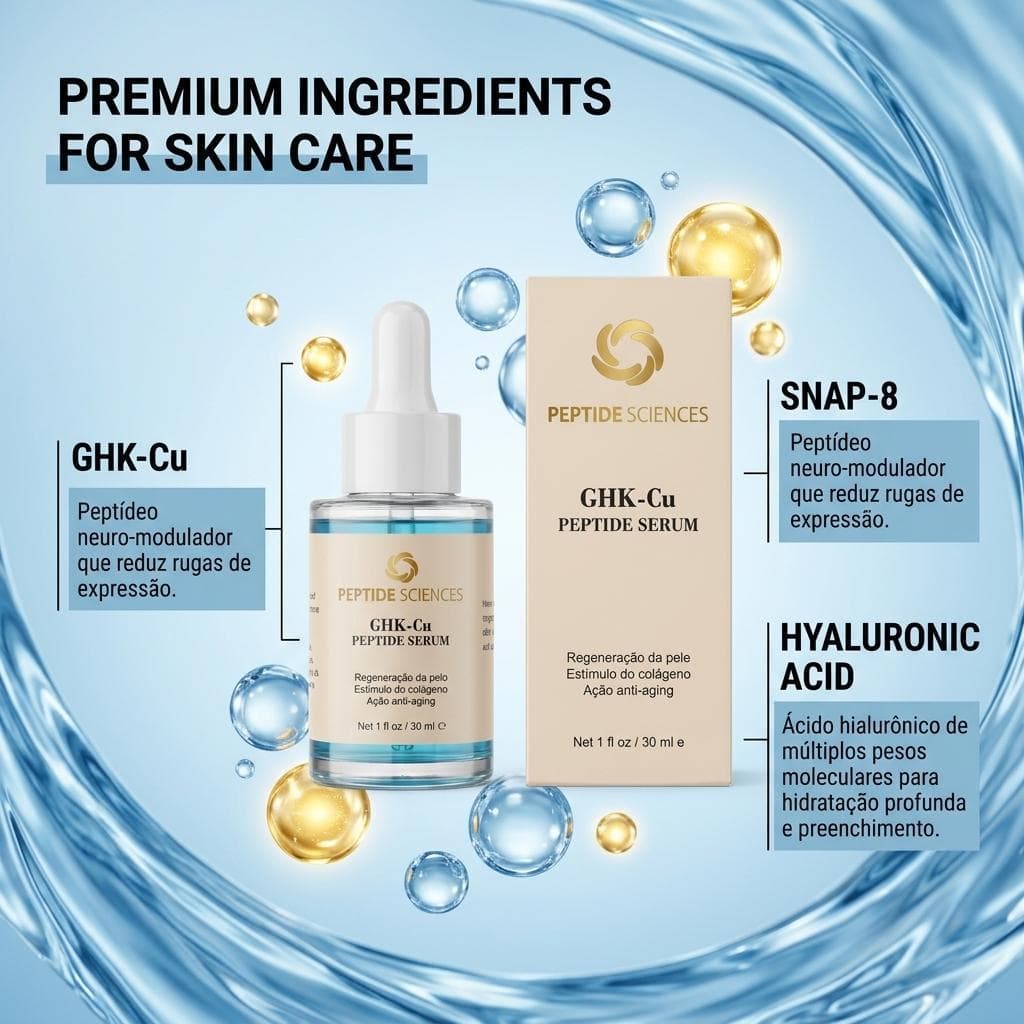 GHK CU SERUM PEPTIDE SCIENCES – Peptídeo