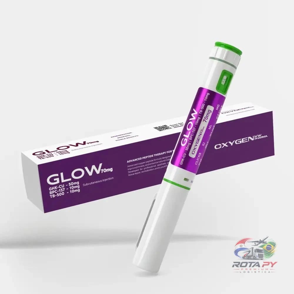 Glow 70mg — Oxygen Recovery Blend - Caneta – Peptídeo