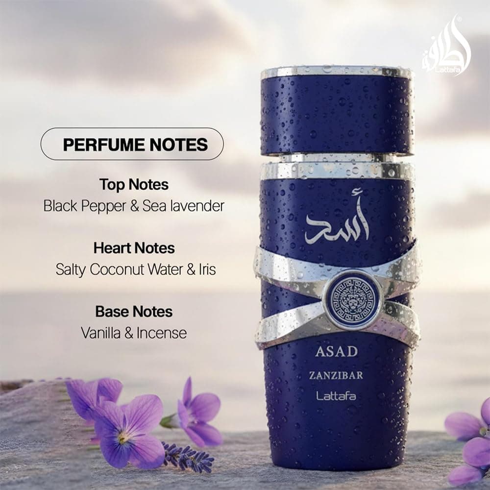 Lattafa Asad Zanzibar EDP 100ml – Perfumaria