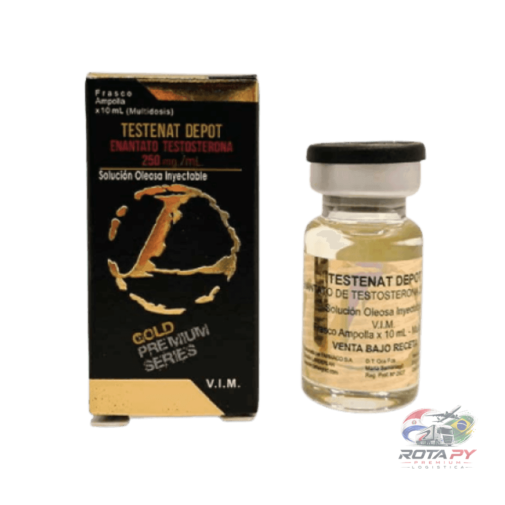 Testenat Depot (Enantato de Testosterona) 250mg/ml – 10ml – Anabolizante