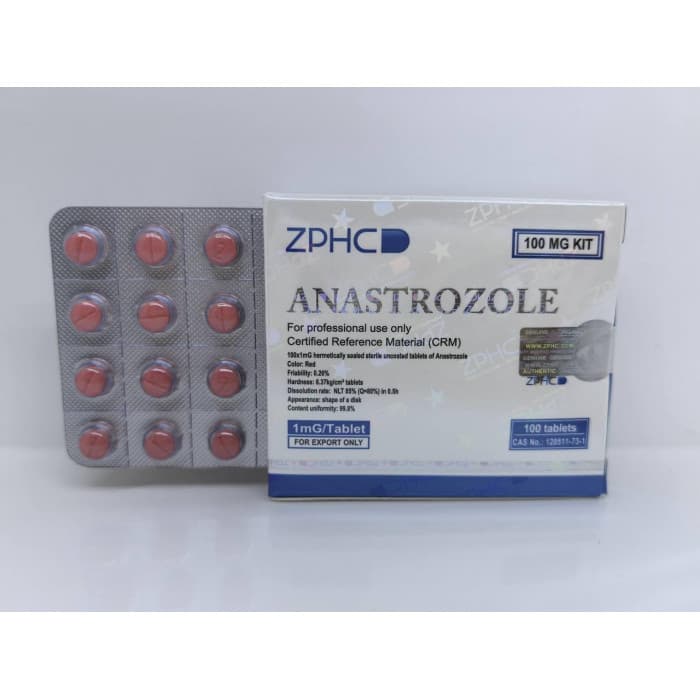 ZPHC Anastrozol 1mg x 100 Cápsulas – Anabolizante