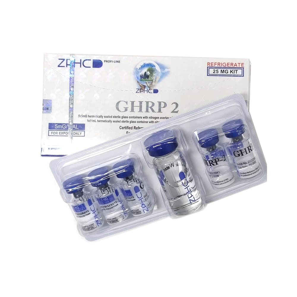ZPHC GHRP-2 25mg (5 Vials x 5mg) – Peptídeo