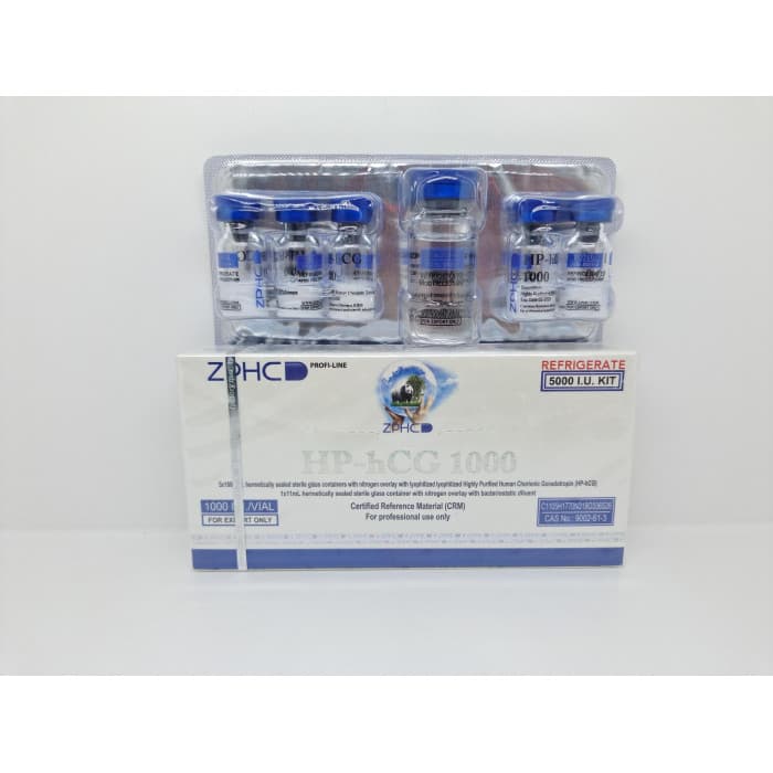 ZPHC HCG 5000 UI (5 Ampolas x 1000 UI) – Anabolizante
